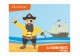 Búsqueda del tesoro El tesoro pirata - 4-5 años